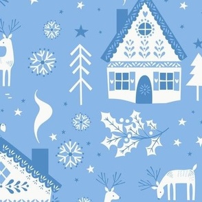Nordic Christmas Blue