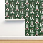 Friends &  Family Holiday Toile | Green Red Gold White