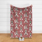 Family & Friends Holiday Toile | Soft Red