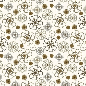 Symmetrical Flowers Pattern_Colorway#5