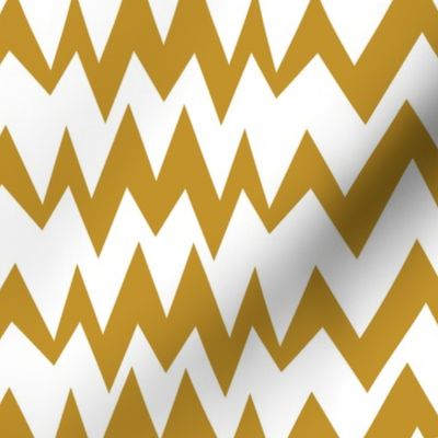 Crooked Chevron Mustard #C3932B