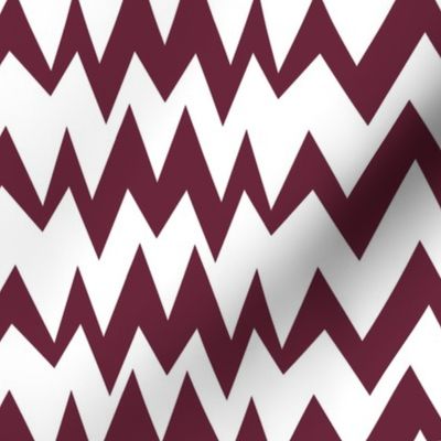 Crooked Chevron Wine #6A273B