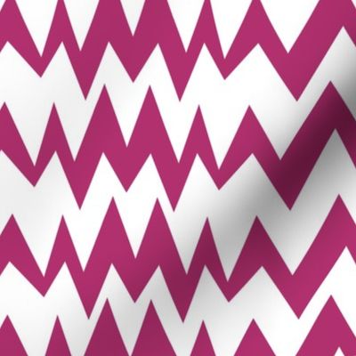 Crooked Chevron Bubblegum #B1316F
