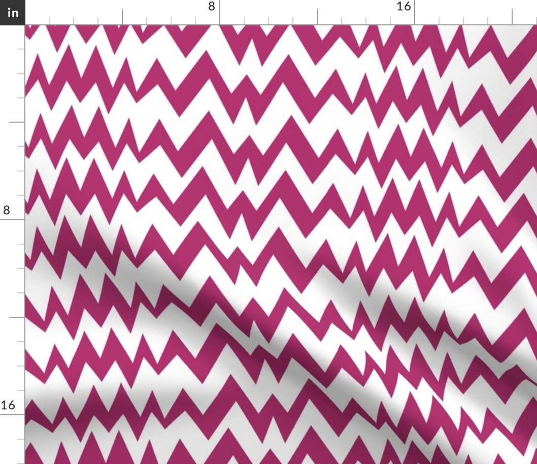 Crooked Chevron Bubblegum #B1316F
