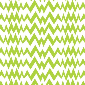 Crooked Chevron Lime #AED43D