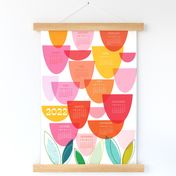 2022 Calendar Tea Towel - Time For Tulips