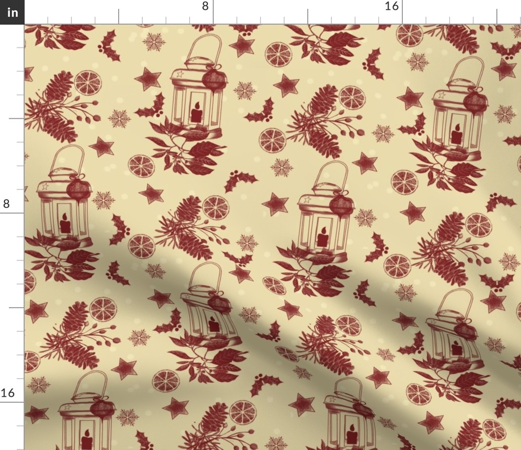 Holiday-toile-red