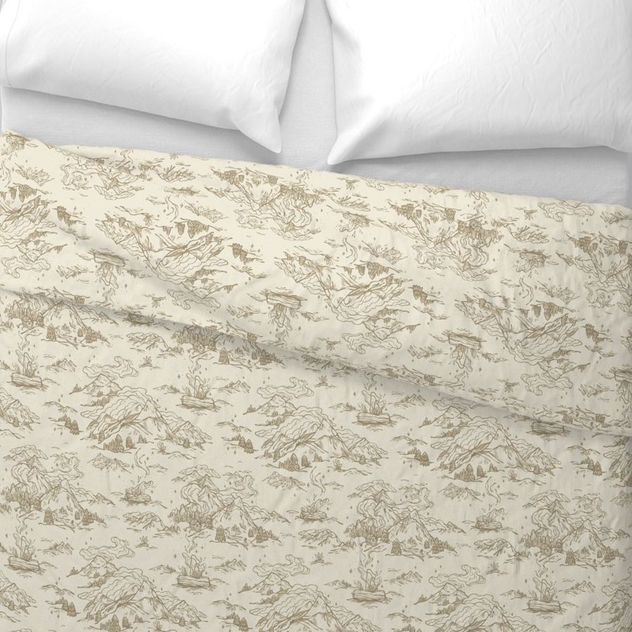 Mountain Hearth Toile | Cream