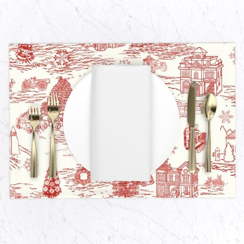 Firefighters Holiday Toile