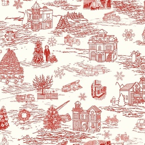 Firefighters Holiday Toile