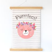 Cat head wallhanging