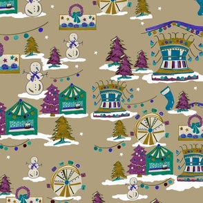 sandy fairground toile