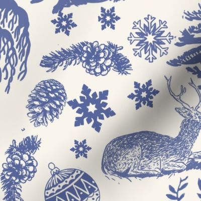 Holiday Tradition Toile de Jouy