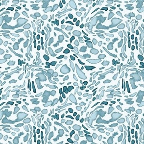 Animal Print Camouflage aquamarine