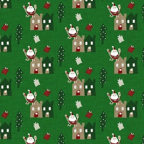 Santa Forest Green