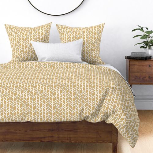 Crazy herringbone- Honey  and white - Cottonwood - baby boy nursery-ch-ch-ch-ch