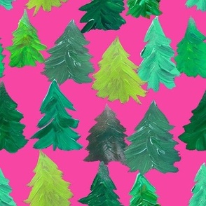 Painted Forest // Hot Pink