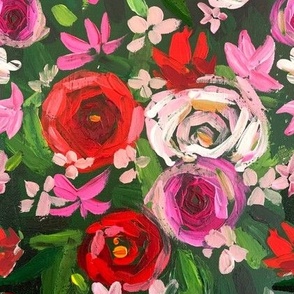 Holiday Painted Floral