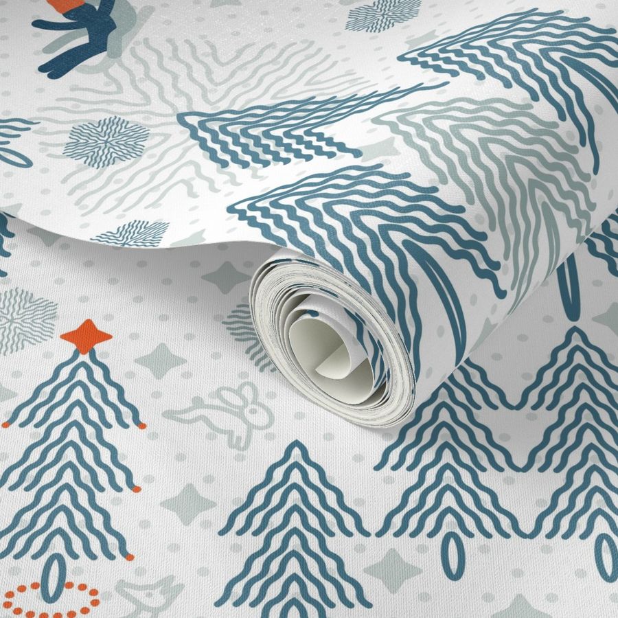 Winter holiday toile