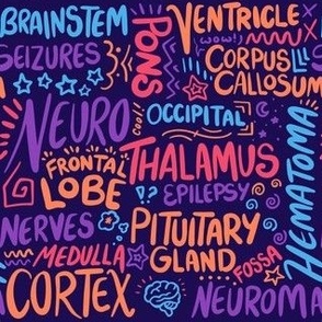 Neuro Scribbles Purple