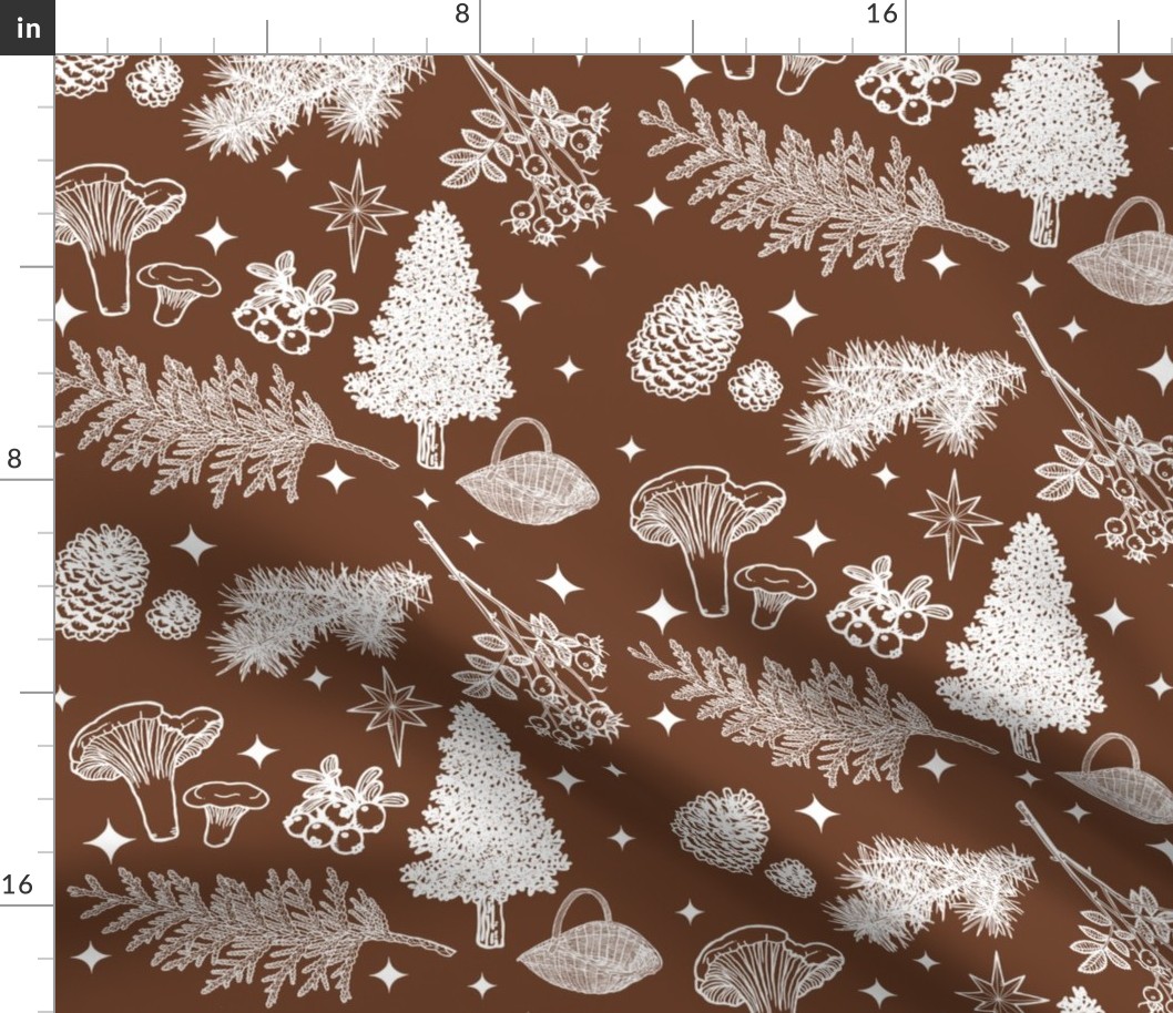 Holiday Foraging Tradition Toile 