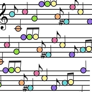 pastel colors school music small scale