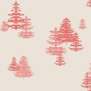 Evergreens in Red