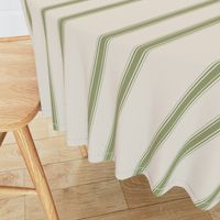 Flour Sack Stripe in Evergreen