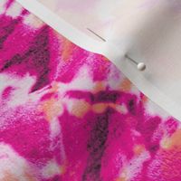 Ink splat hot Pink and orange Tie Dye (L)
