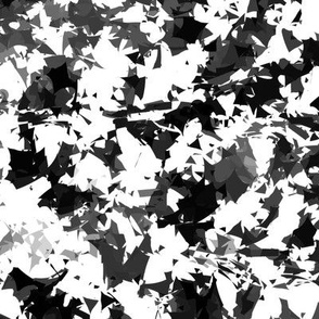 black and white abstract camo - large scale