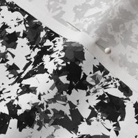 black and white abstract camo - small scale