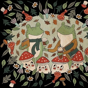 Cozy Frogs Panel