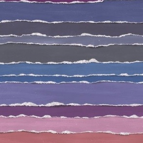 torn paper stripes - blue and pink - regular scale
