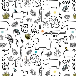 Coloring Book Zoo - Medium