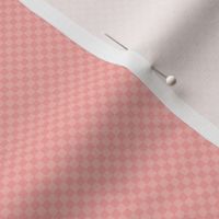 mini checker - pink sherbet