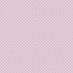 mini checker - lilac and mauve