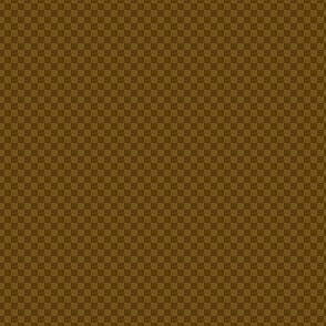 mini checker - brown aspen leaf