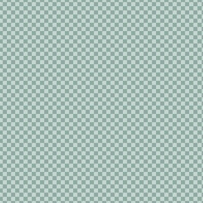 mini checker - greyed aqua