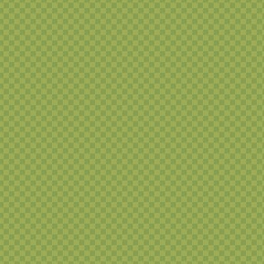 mini checker - copper green and olive