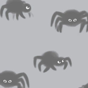 Grey Fluffy Spider | SUPERSIZED (WALLPAPER)