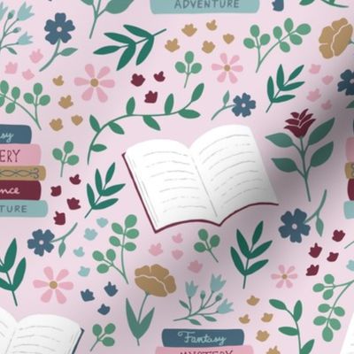 Book Floral - Pink