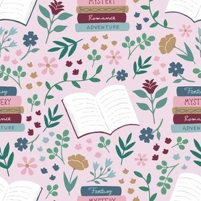 Book Floral - Pink