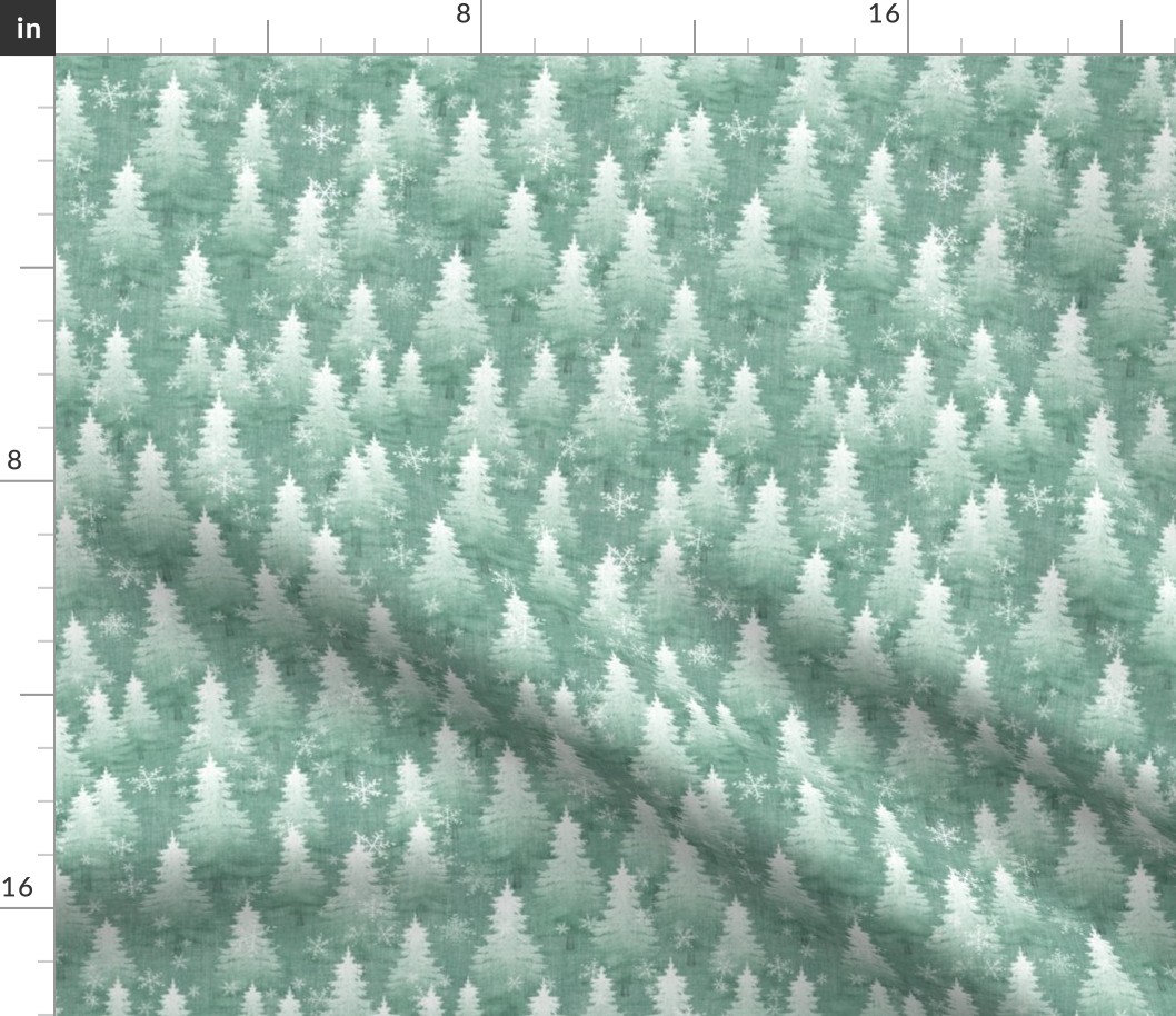 Green Pine Tree Forest - small scale 