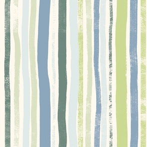 Vertical Stripes - Grass & Water I L size I 18" I Wild Grasses collection  