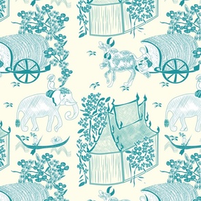 Traditional toile