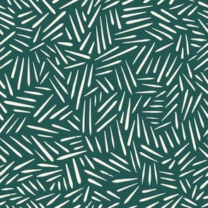 Sketch marks emerald teal green