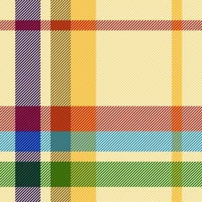 Madras Plaid in Muted Autumnal Colors