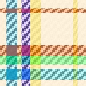 Pastel Madras Plaid in Easter Colors