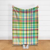 Madras Plaid in Spring Bright Colors