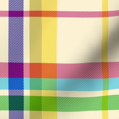 Madras Plaid in Spring Bright Colors